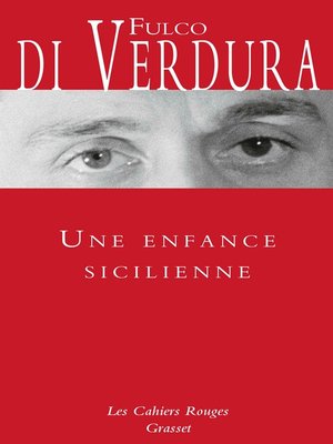 cover image of Une enfance sicilienne